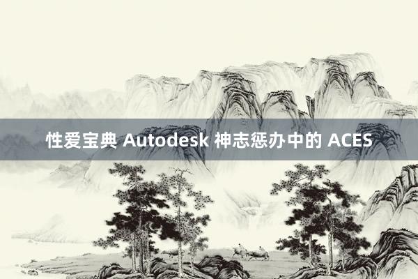 性爱宝典 Autodesk 神志惩办中的 ACES