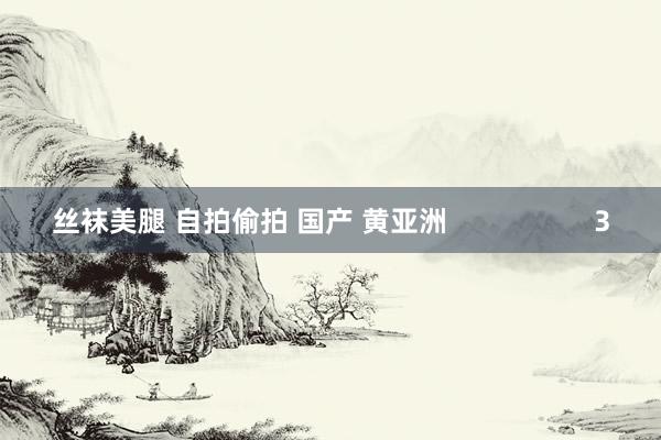 丝袜美腿 自拍偷拍 国产 黄亚洲                   3